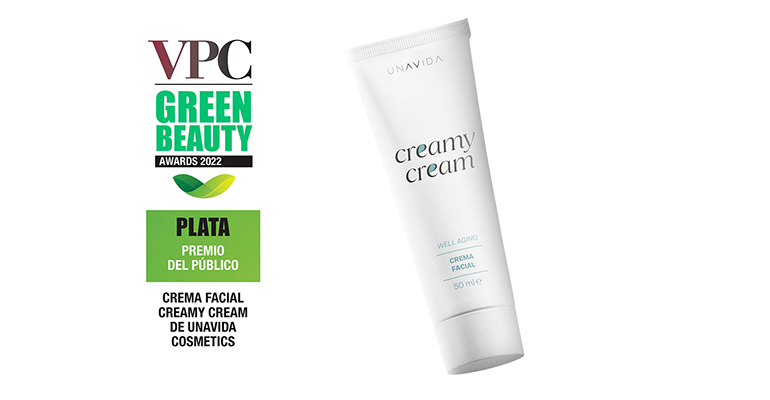 Unavida Cosmetics es premiada por su crema facial Creamy Cream
