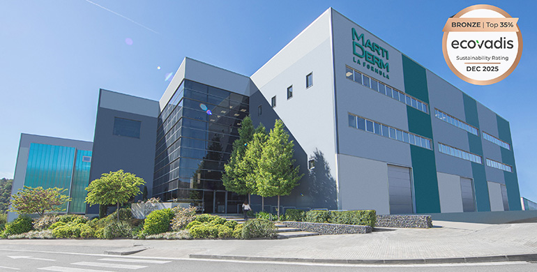 MartiDerm logra la Medalla de Bronce de EcoVadadis por su compromiso con la sostenibilidad