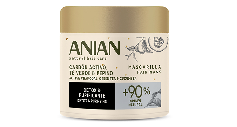 ANIAN apuesta por un cabello limpio y sedoso con su línea detox de carbón activo