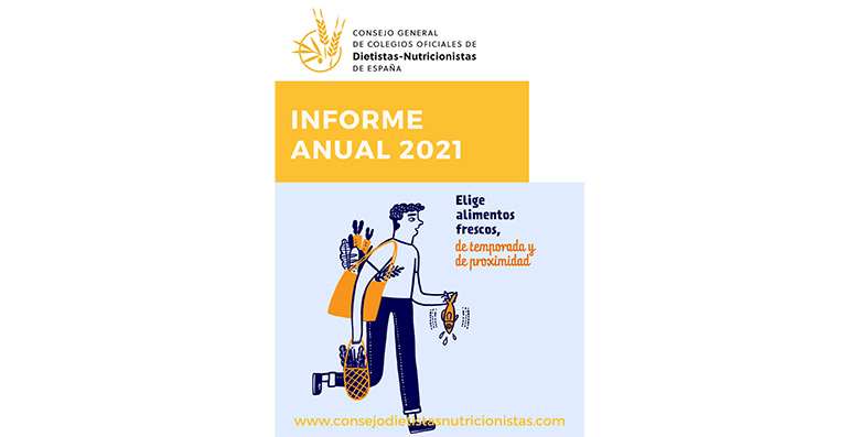 Ya disponible la memoria anual 2021 del Consejo General de Colegios Oficiales de Dietistas-Nutricionistas