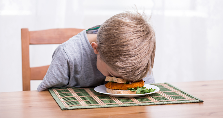 Obesidad infantil, nutrición