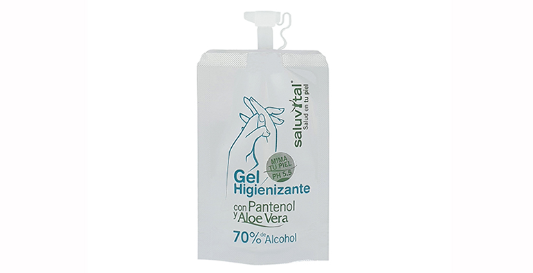 Gel hidroalcohólico en formato bolsillo para estar protegido este verano