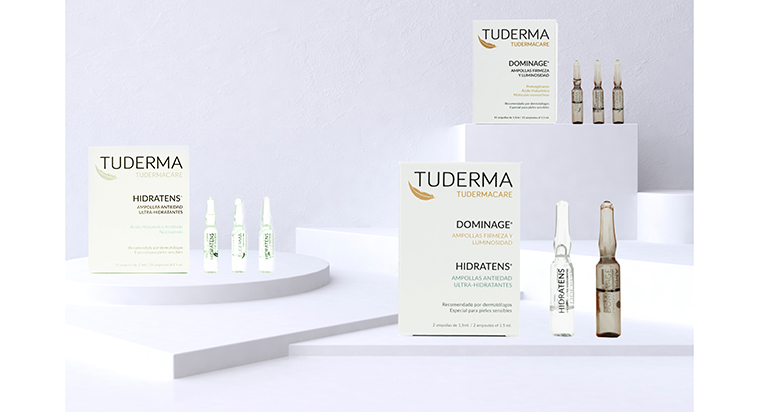 Tuderma, ampollas antiedad