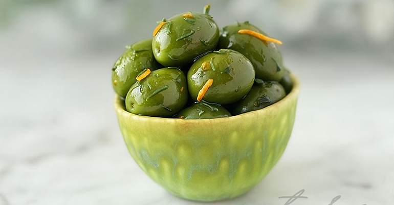 aceitunas alinadas
