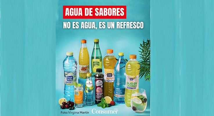 aguas sabores azucares añadidos Consumer