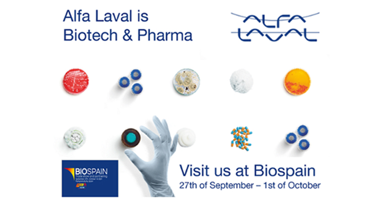 Alfa Laval estará presente en BioSpain