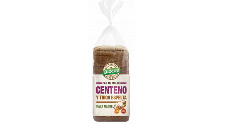 Pan de molde de centeno y trigo espelta