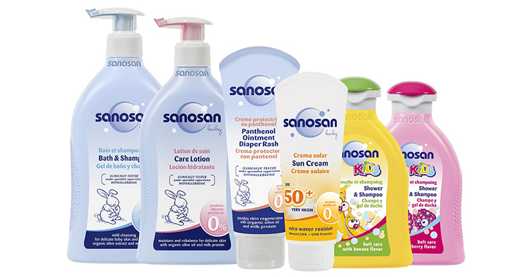 cosmética, higiene infantil, Sanosan