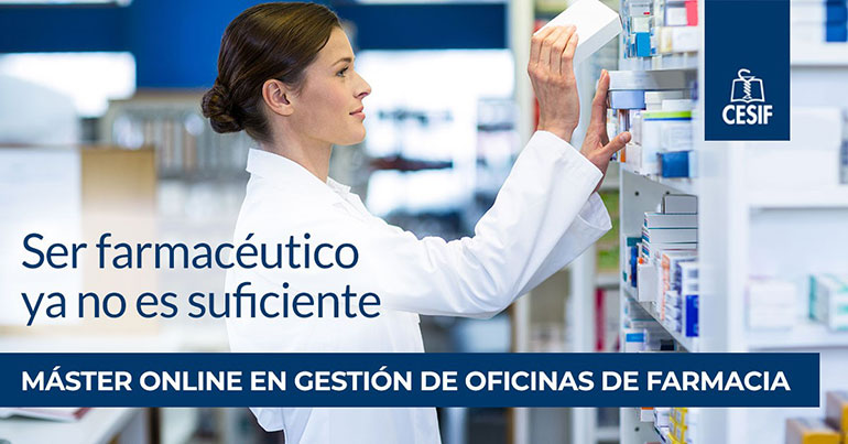 Máster online en gestión de oficinas de farmacia