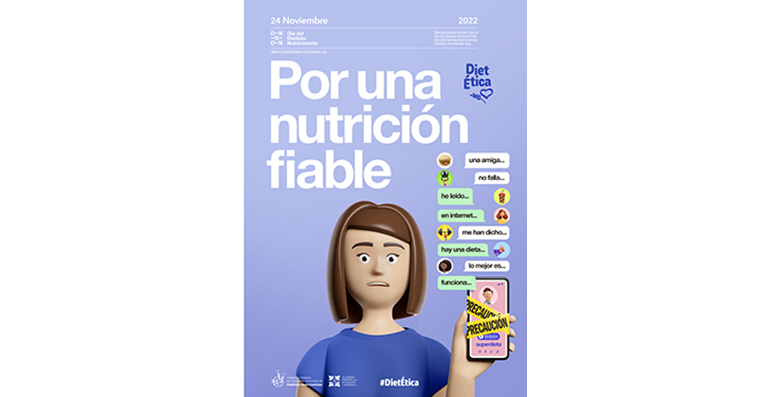 Dietistas-nutricionistas lanzan la campaña “Diet-Ética” contra el intrusismo profesional y la desinformación sobre alimentación en internet