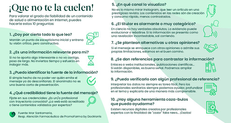 Consejos para detectar Fake News en salud y nutrición