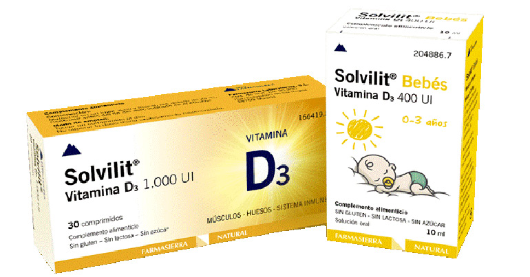 Complemento alimenticio con vitamina D