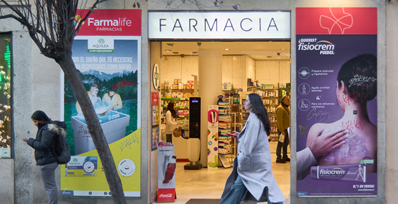 farmacias paraguas personalizados