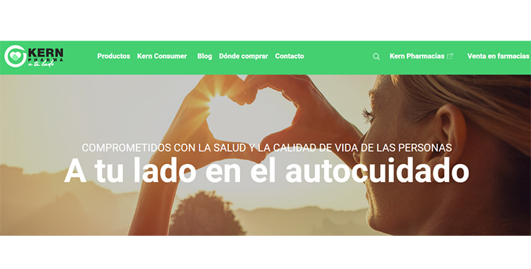 Kern Pharma presenta su nueva web de autocuidado “Kern Pharma a tu lado”