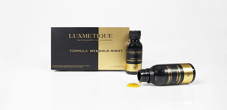 Hyagold night, de Luxmetique, mejor nutricosmético en la XVIII Edición de los Premios Cosmética y Farmacia