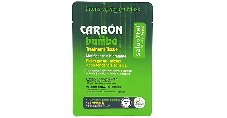 Mascarilla Carbón bambu Saluvital 