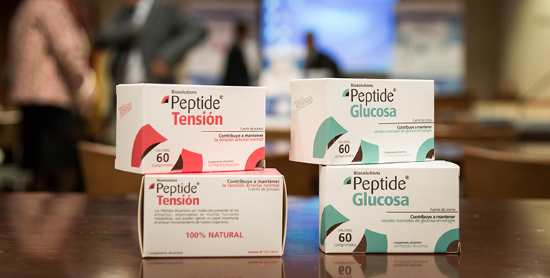 BIOPEPTIDE lanza al mercado dos complementos alimenticios que consiguen bajar la tensión y la glucosa en sangre a base de péptidos lácteos