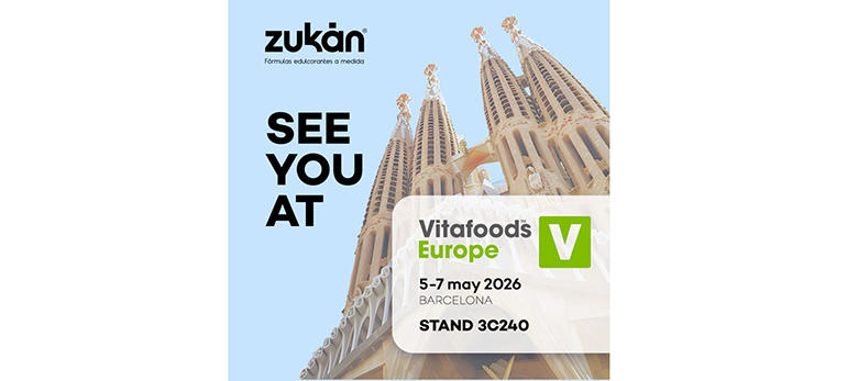 Zukán impulsa su apuesta por las fibras prebióticas en Vitafoods Europe 2026 y refuerza su expansión en España